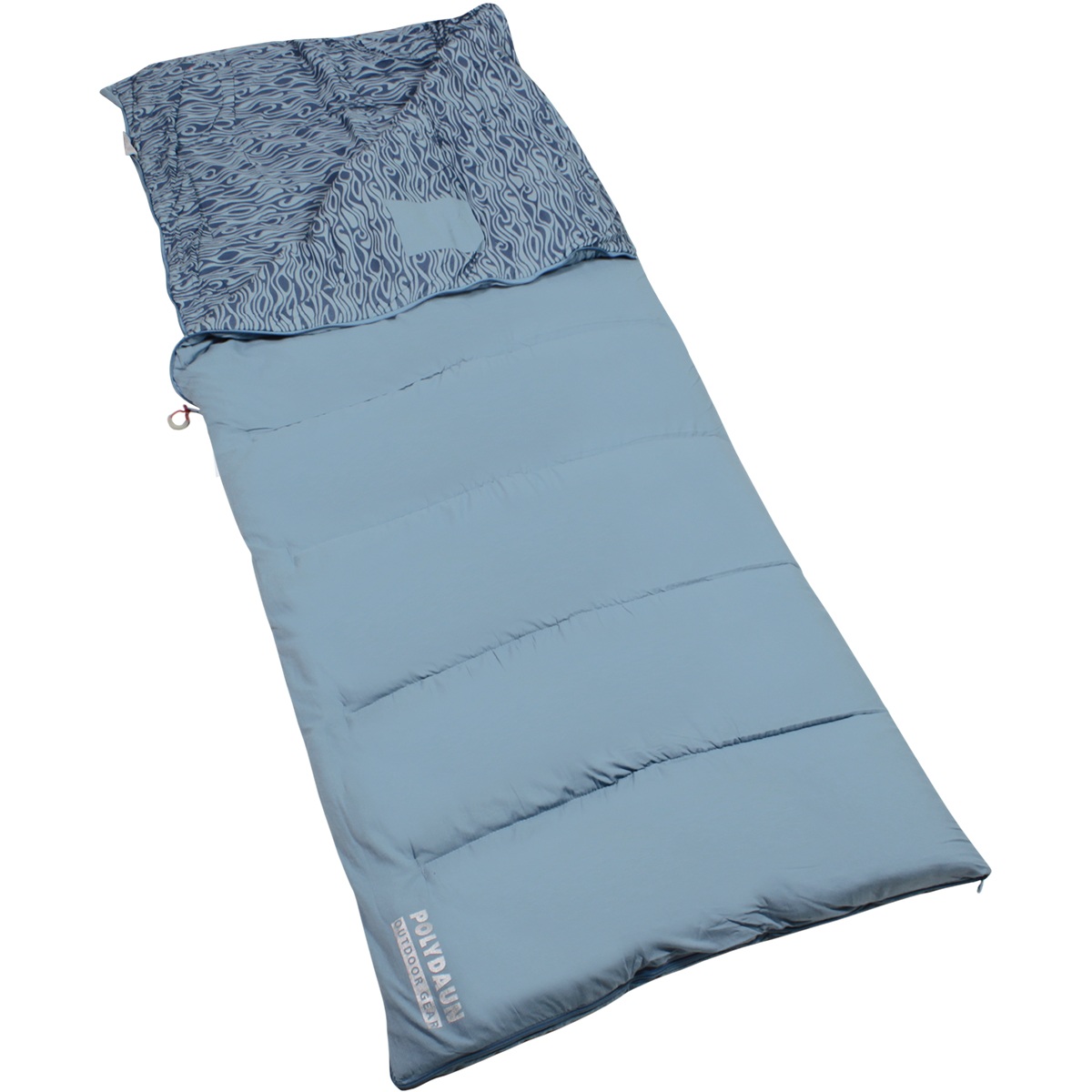 Polydaun slaapzak beach house 80x210 blauw