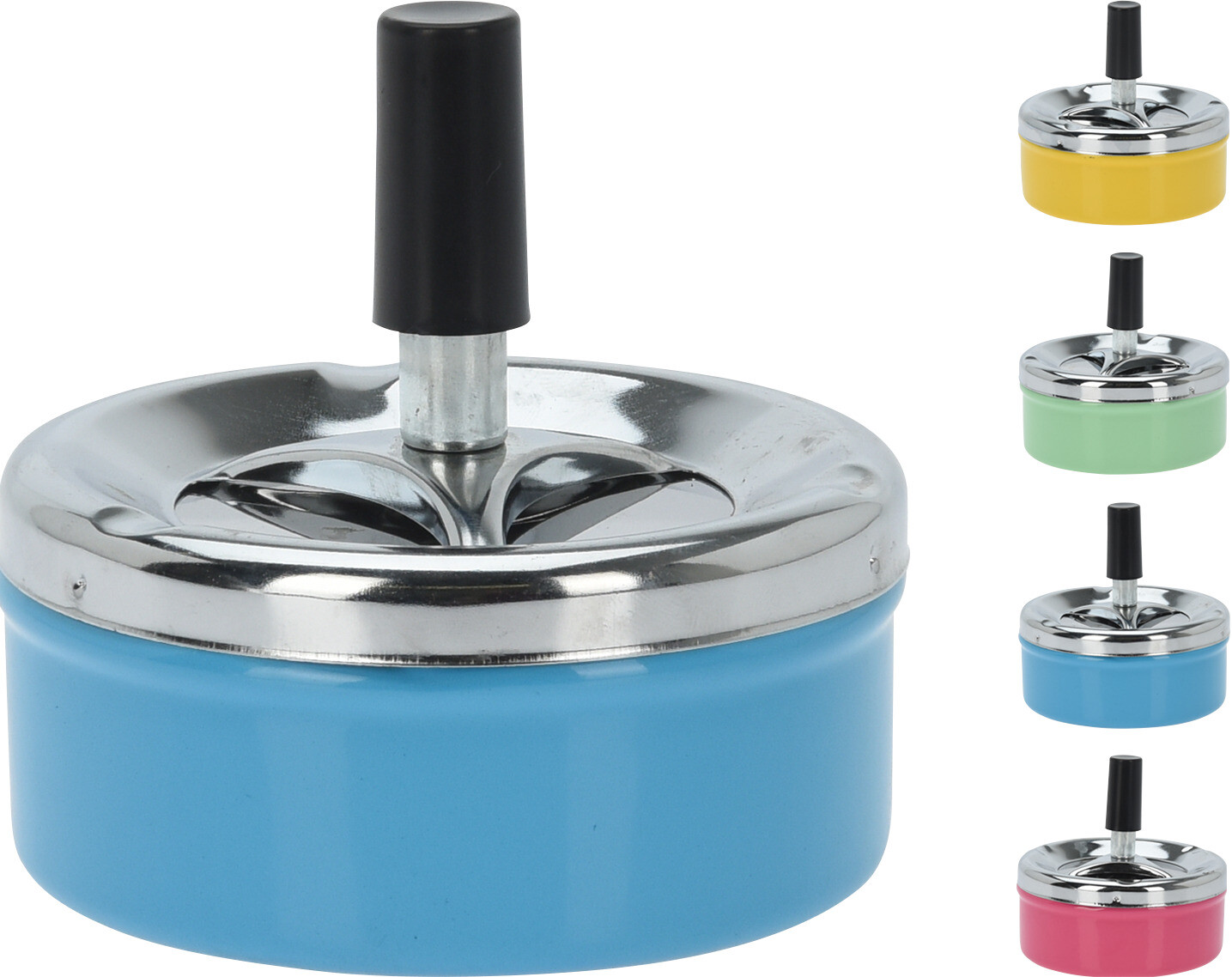 Asbak druksysteem metaal