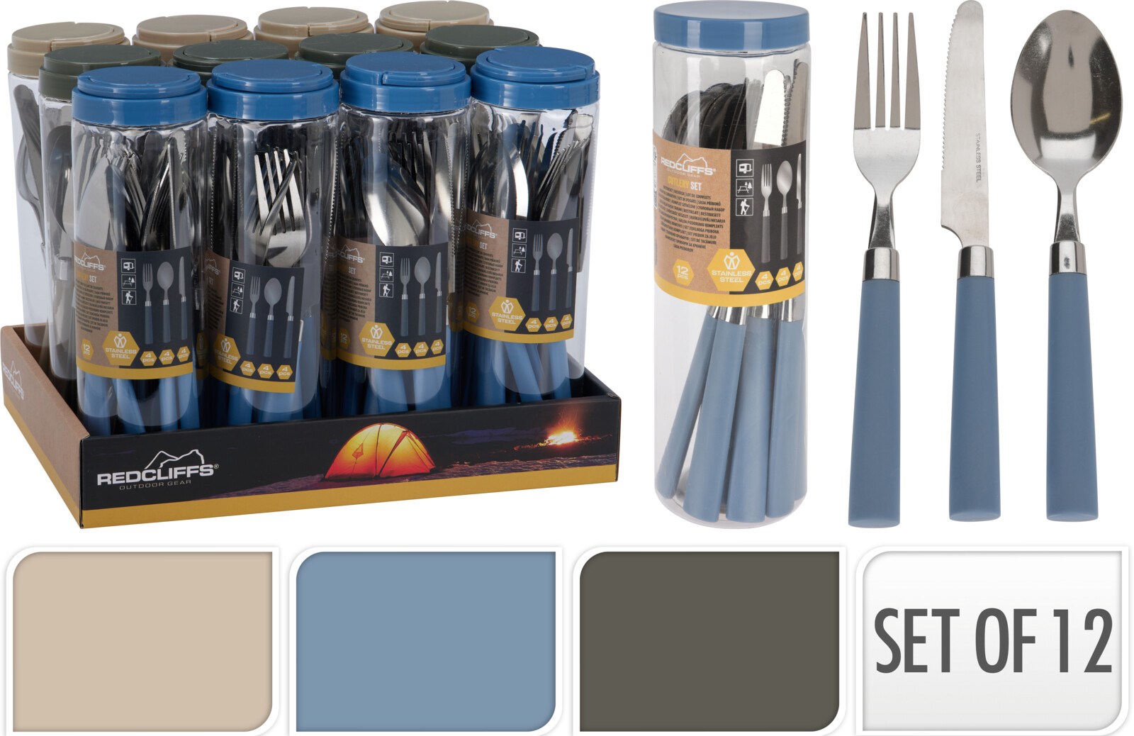 Bestekset RVS 12-dlg.