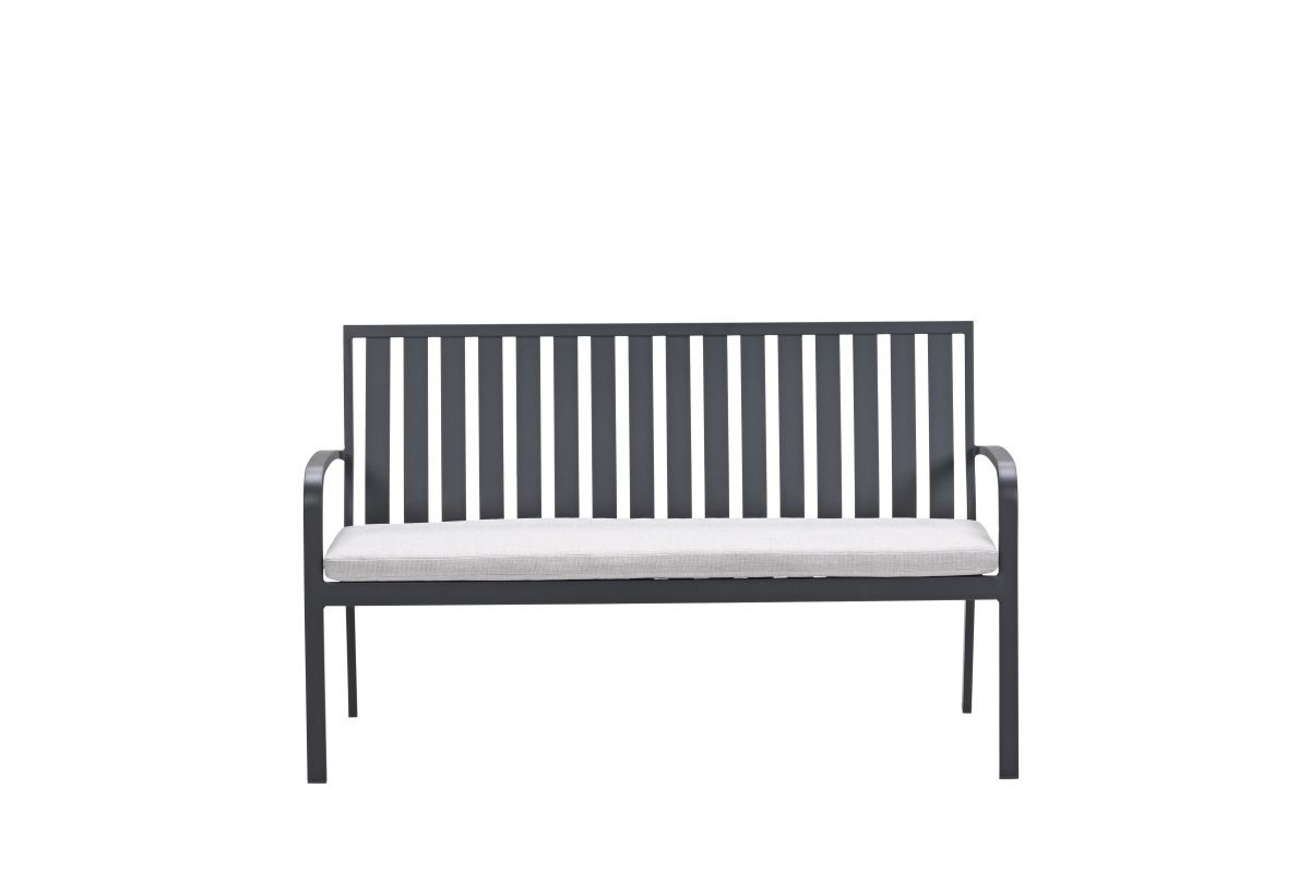 Bruno parkbank 150 cm carbon black / valley sand