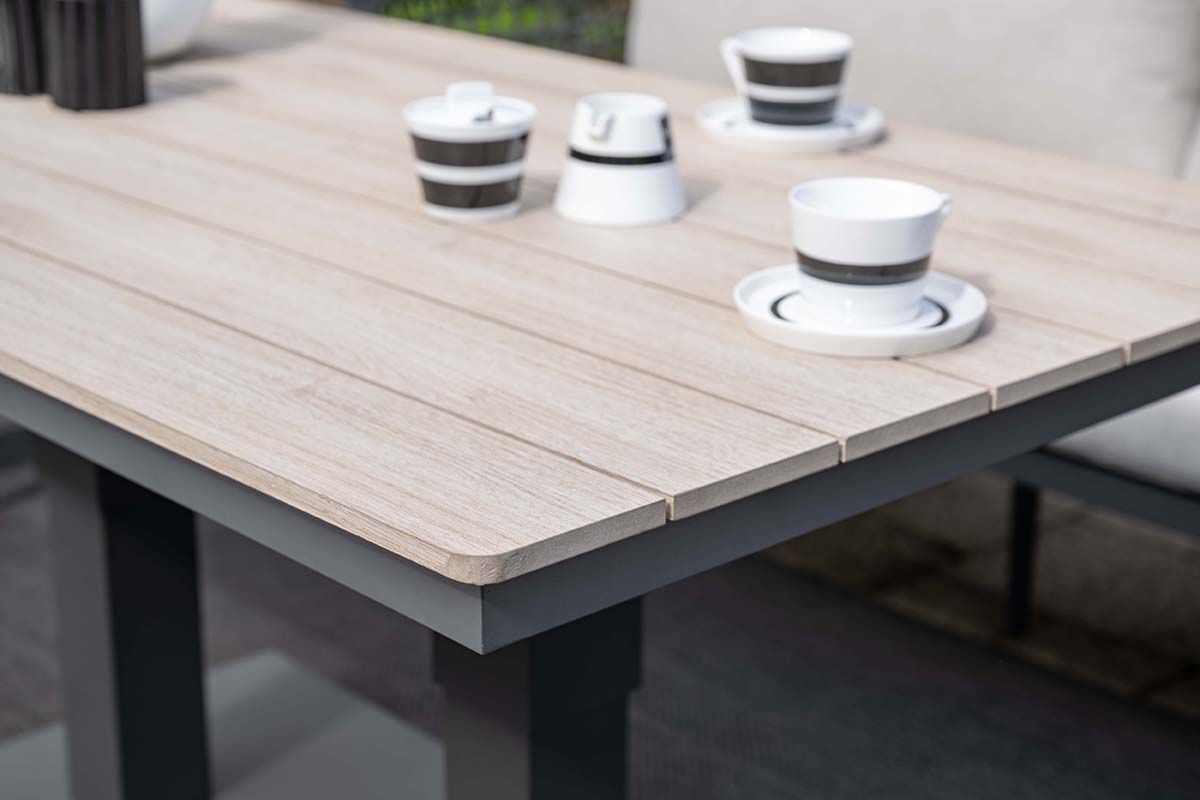 Cyprus tafel verstelbaar 150 x 90 x 75/52 cm