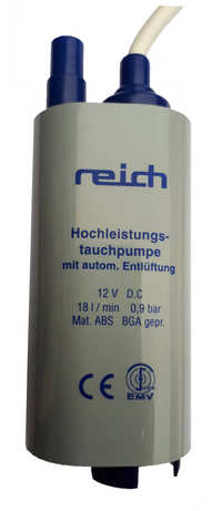 Dompelpomp 18 liter + ontluchting