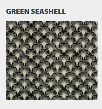 Dorema gordijn 75 cm Green seasshell