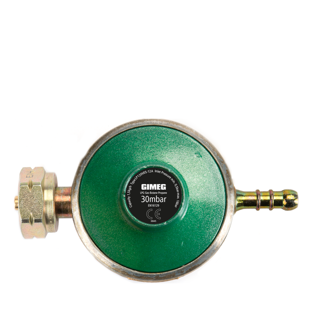 Drukregelaar+ slangpilaar Uni 30mbar