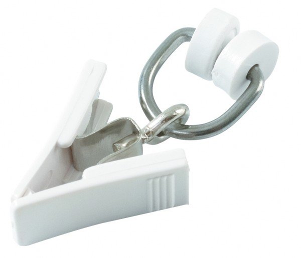 Gordijnrunner met knijper (5 stuks)