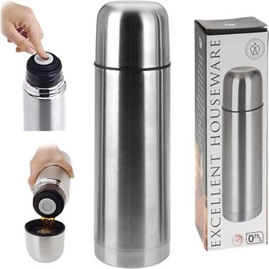 Isolatiekan RVS 750ml