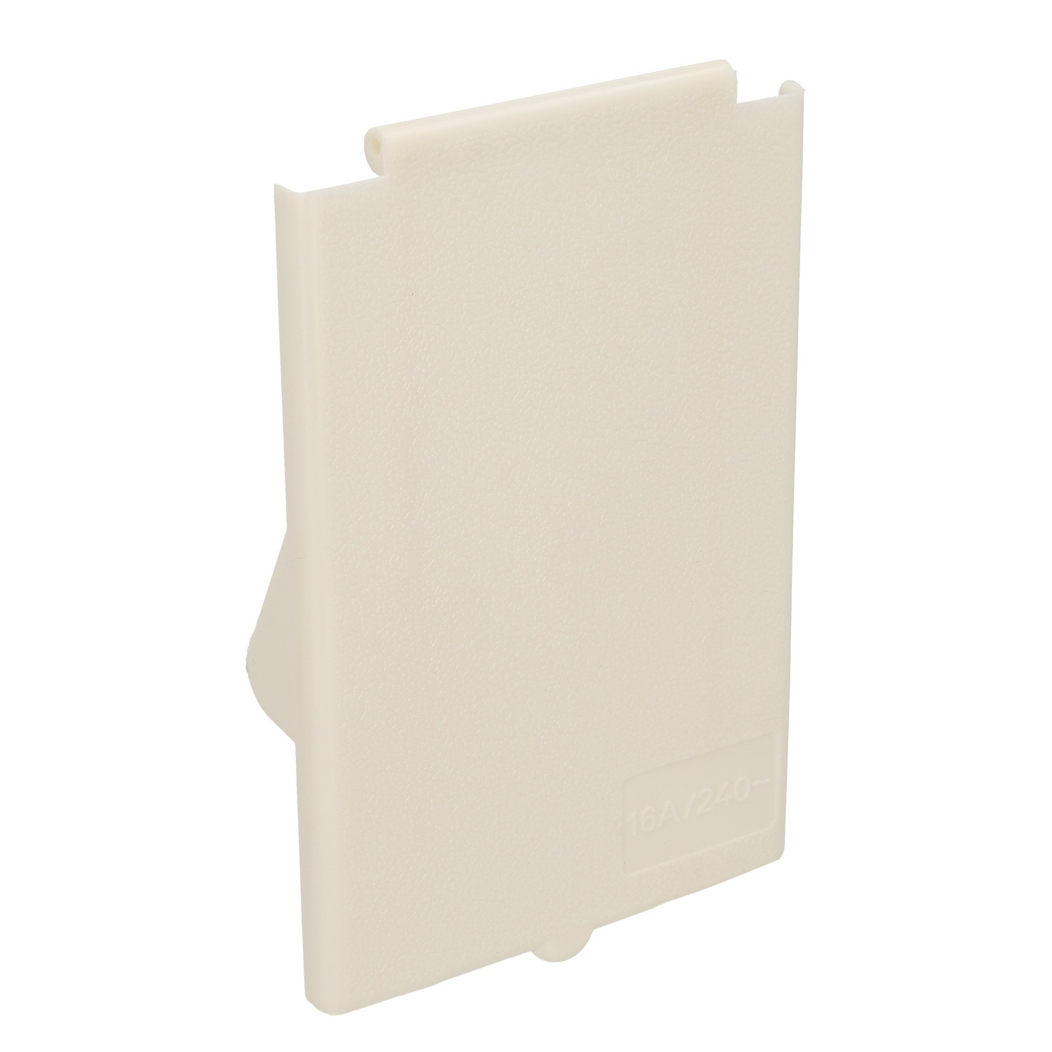 Klapdeksel wit voor cee inbouw rechthoekig