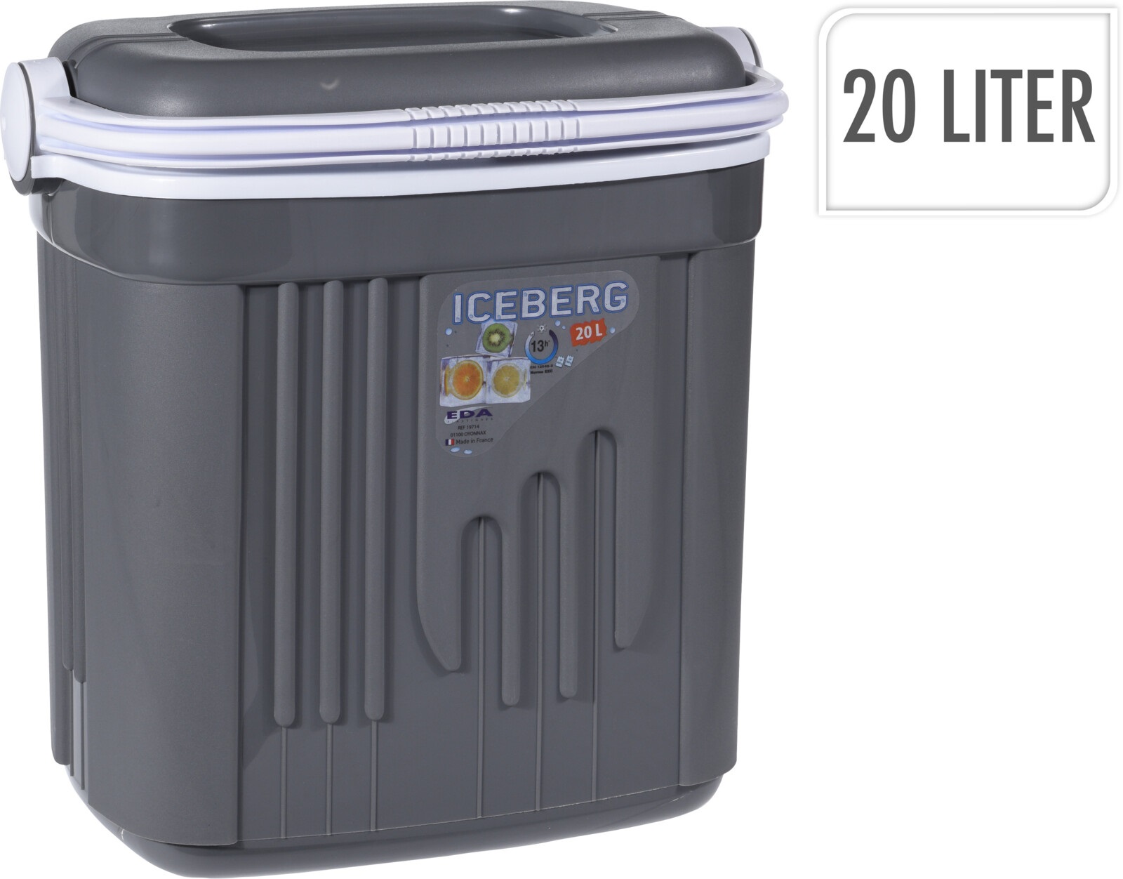 Koelbox Iceberg 20 ltr grijs