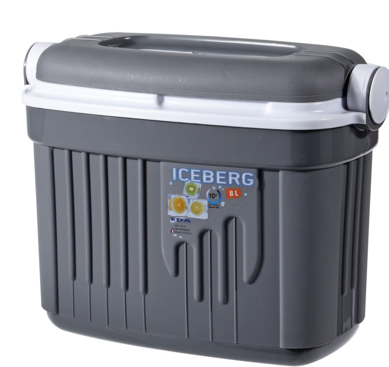 Koelbox Iceberg 8 liter grijs