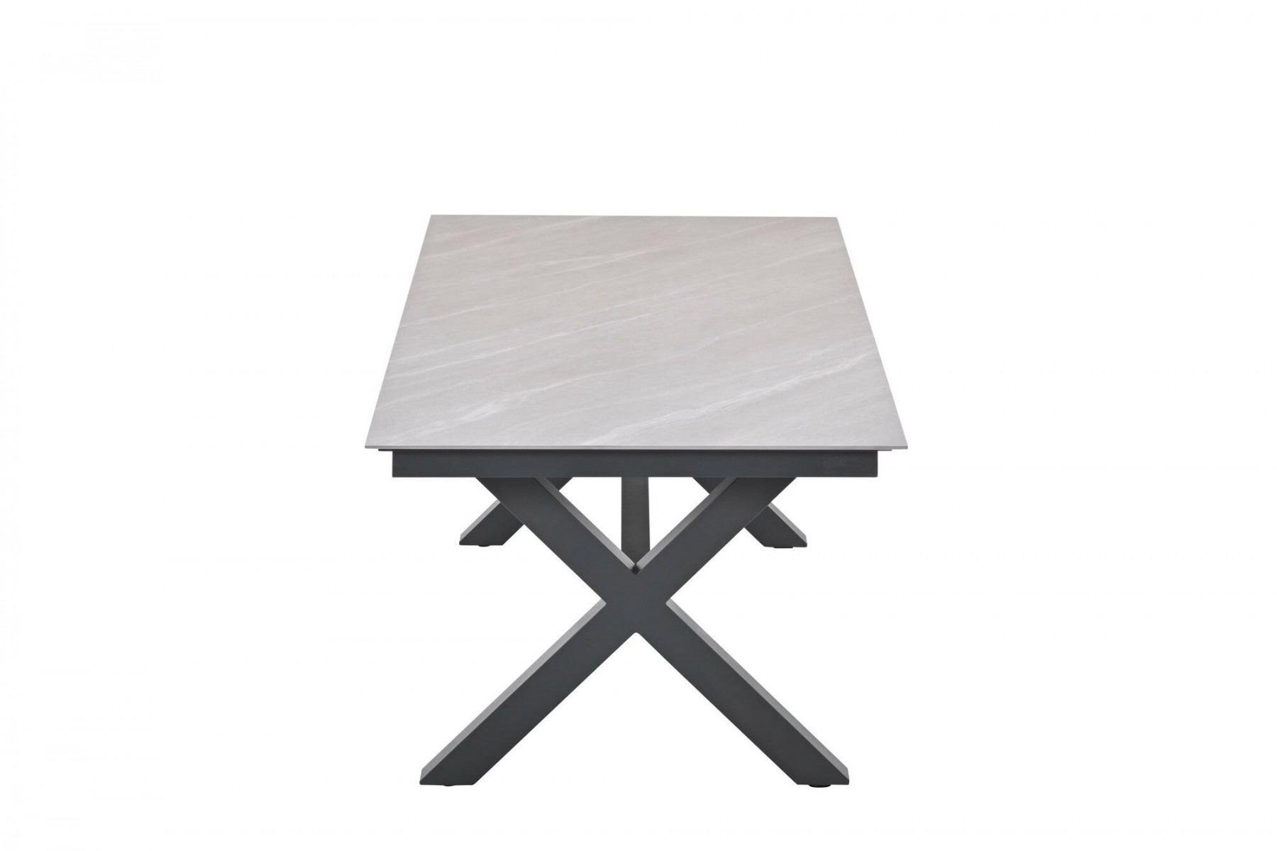 Marbella tafel 240 x 100 cm. Centostone Napoli sand