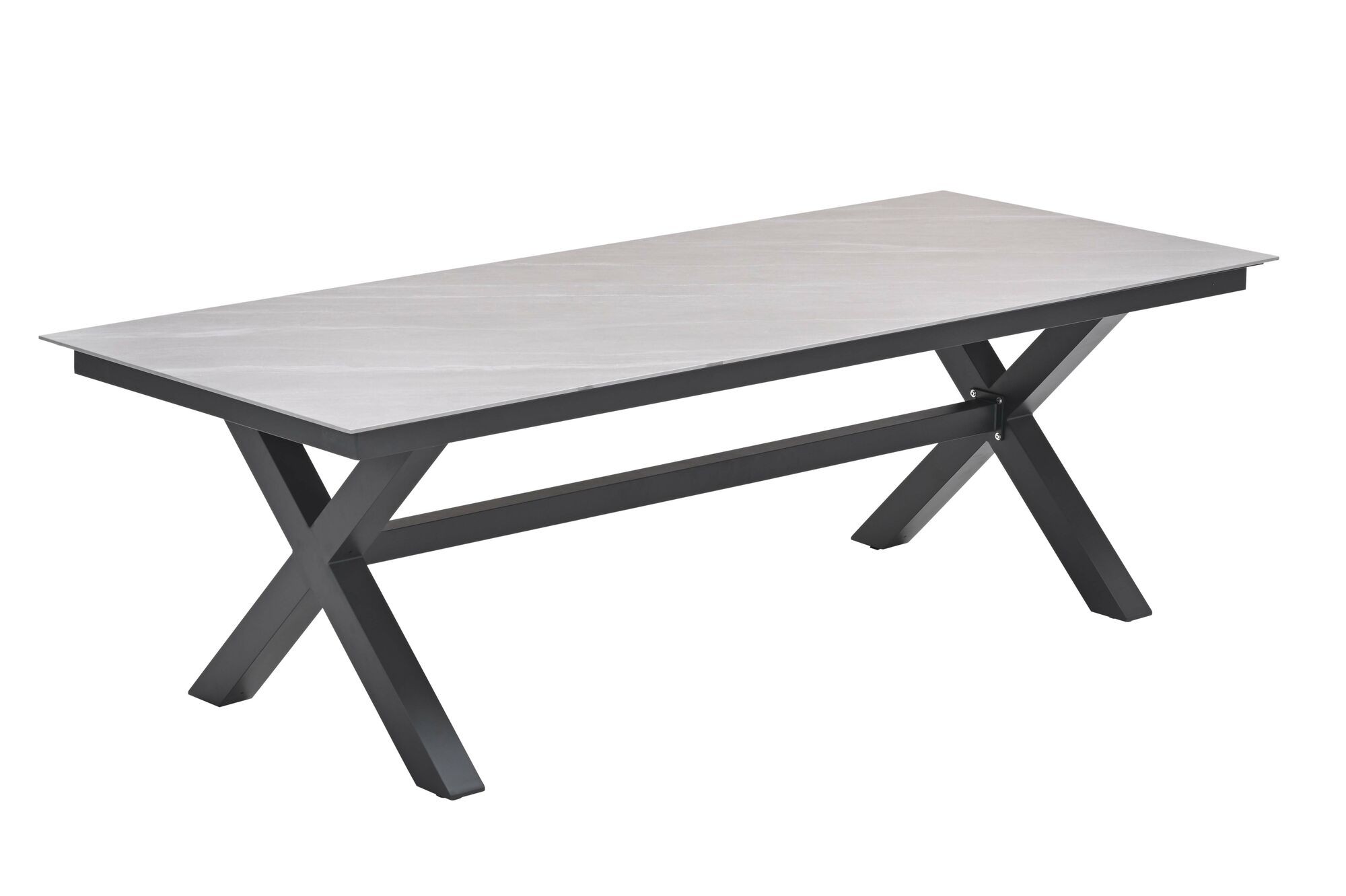 Marbella tafel 240 x 100 cm. Centostone Napoli sand