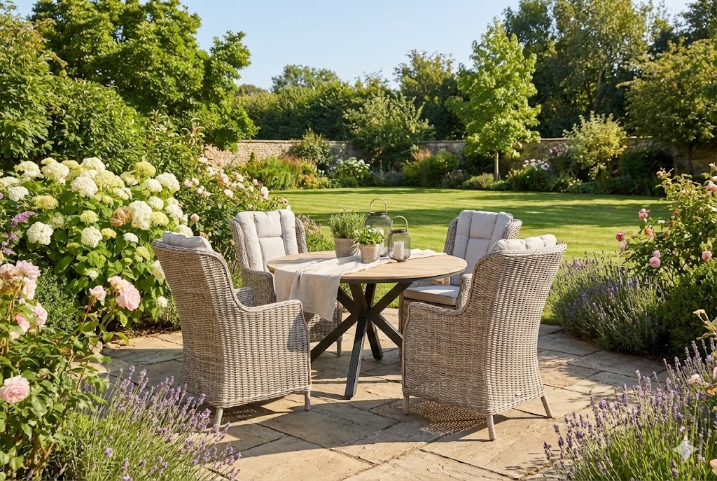 Set Osborne (4) met Edison 122 tafel