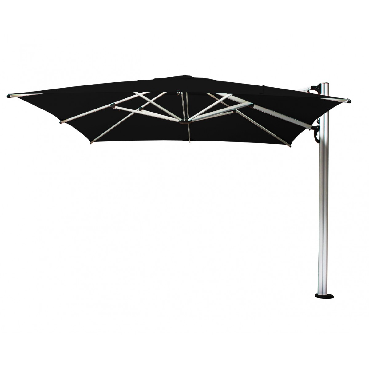Solero Fuerto pro 3x3 zwart zweefparasol