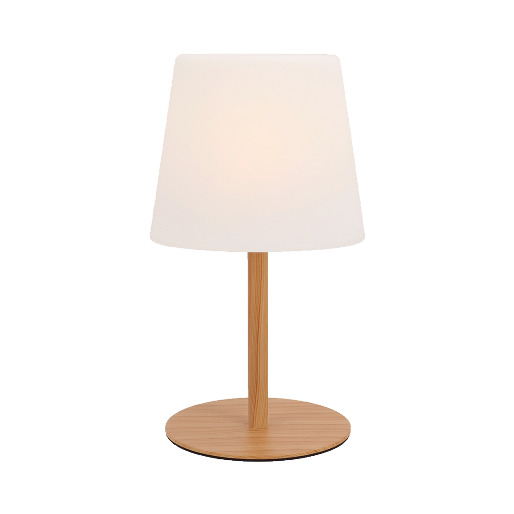 Travellife Elin lamp Houtlook / wit