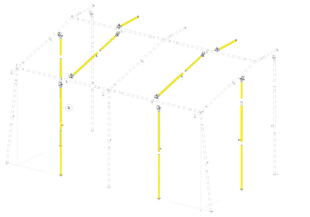 Walker Maxi 300 deeltent