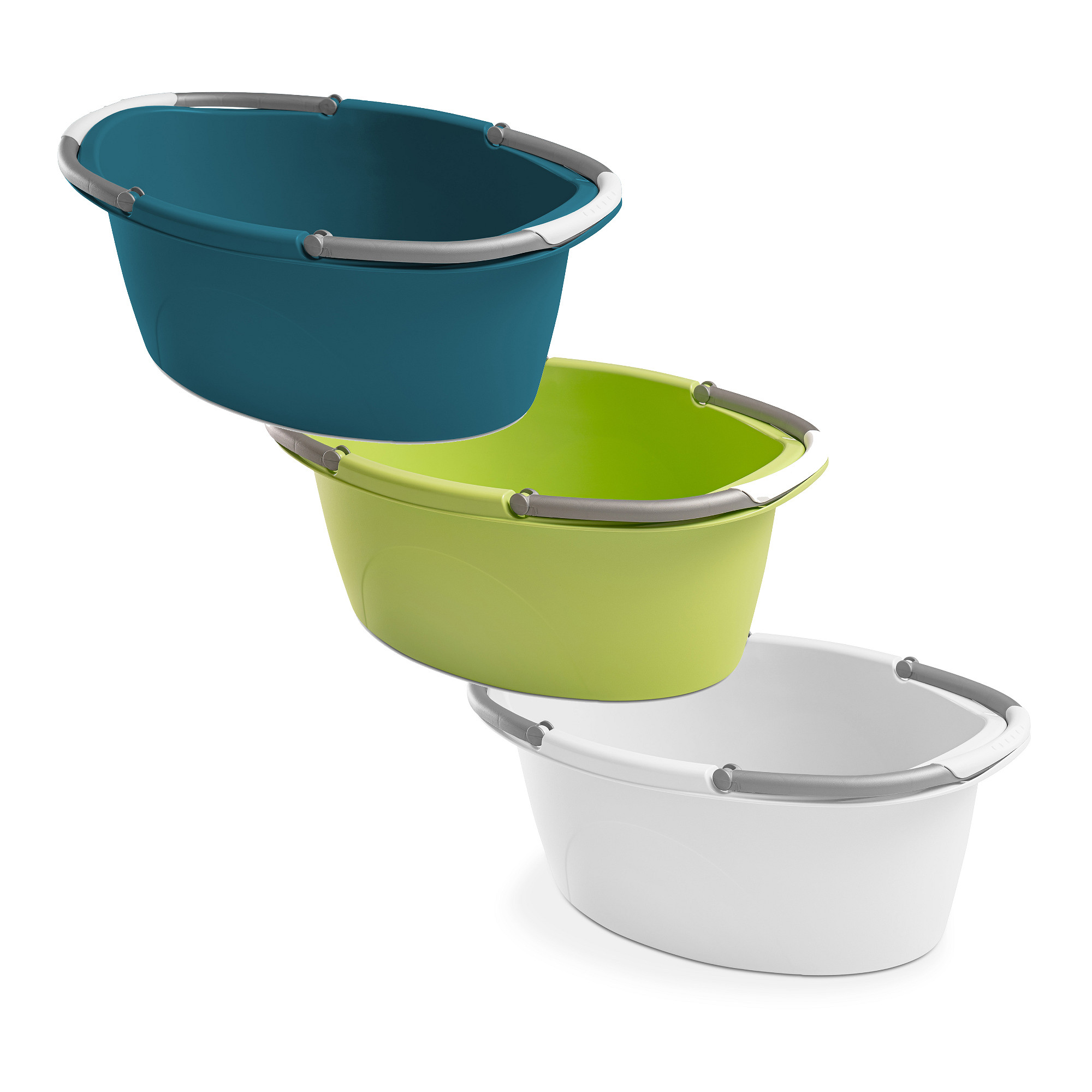 Wasbak ovaal 25 liter