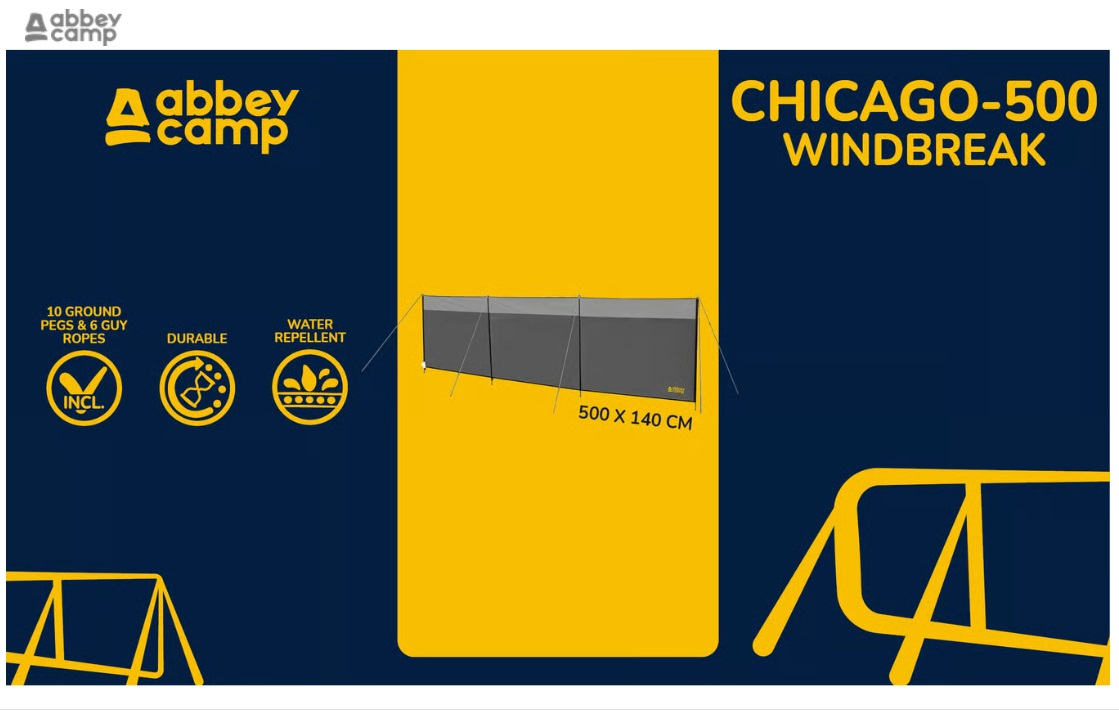 Windscherm 5 Meter · Chicago-500 ·